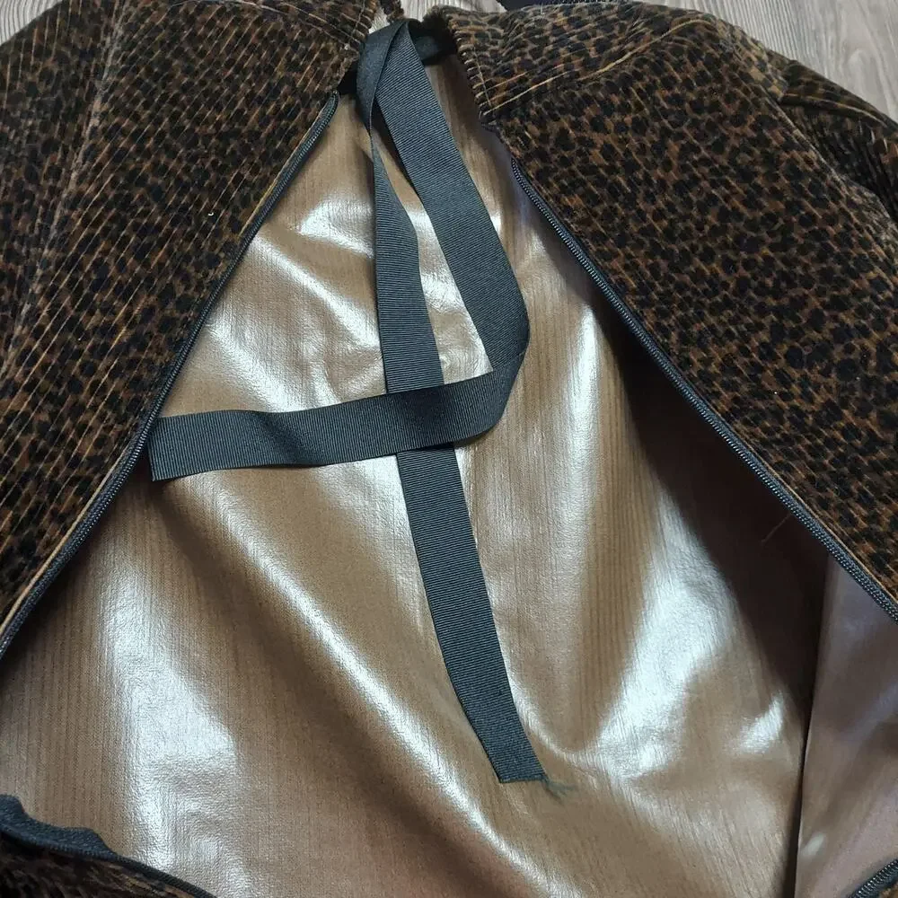 Nordic House Design Animal Print Corduroy Full Size Garment Bag